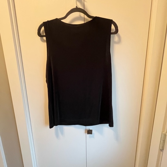 Chico’s Travelers Collection Black Sleeveless Top Size L - Picture 4 of 5
